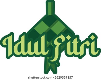 vector illustration of greeting templates for Eid al-Fitr and Eid al-Adha