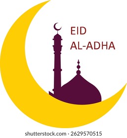 Vektorgrafik von Grußvorlagen für Eid al-Fitr und Eid al-Adha