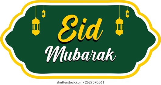 ilustração vetorial de modelos de saudação para Eid al-Fitr e Eid al-Adha