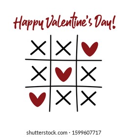 vector illustration greeting for Valentine's day