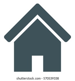 Ilustración vectorial del icono del hogar gris
