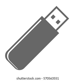 Ilustración vectorial del icono de la pluma gris

