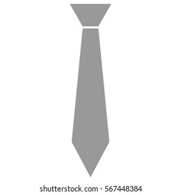 Vector Illustration of Grey Tie Icon
