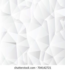 Vector illustration of grey and white abstract geometric background