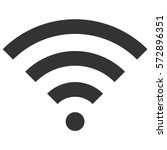 Vector Illustration of Grey Wifi Icon
