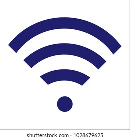 Vector Illustration of Grey Wifi Icon.