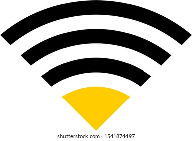 Vector Illustration of Grey Wifi Icon