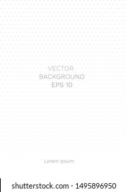 Vector illustration of grey-white abstract geometric background. Innovation backdrop with empty space for your text. Creative minimal design template. 