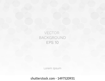 Vector illustration of grey-white abstract geometric background. Innovation backdrop with empty space for your text. Creative minimal design template. Seamless pattern in eps10 file.