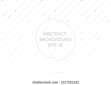Vector illustration of grey-white abstract geometric background. Innovation backdrop with circle empty space for your text. Creative minimal design template. Seamless pattern in eps10 file.