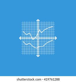 Vector illustration of grid chart icon. Premium quality web icon.