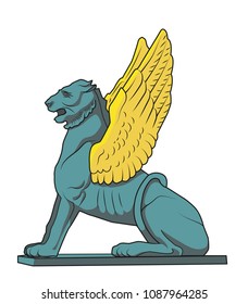 Vector illustration of a Griffin