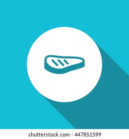 Vector illustration of grilled meat icon