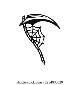 Vektorgrafik von grimmigem Retroapier