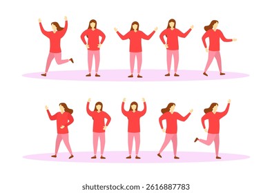 Vector illustration of group of professionals including businessman businesswoman manager staff diverse crowd lifestyle corporate job employee team character different career design


