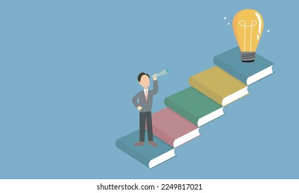Vector illustration of growth concept. motivation to success.