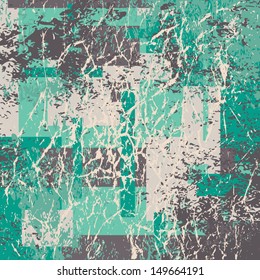 Vector illustration of a grunge background/texture with geometrical shapes as a base