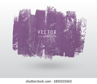 Vector illustration grunge brush style paint coloured blank banner. Abstract design element.