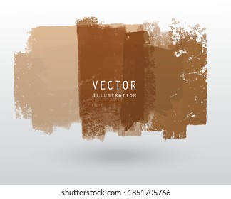 Vector illustration grunge brush style paint coloured blank banner. Abstract design element.