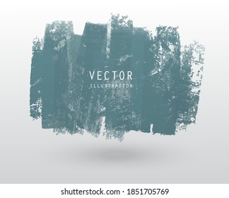 Vector illustration grunge brush style paint coloured blank banner. Abstract design element.