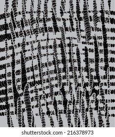 Vector illustration of grunge distressed pattern background. Black and grey.