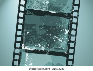 Vector illustration of  Grunge Film pattern
