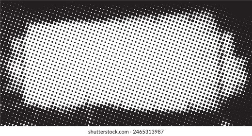 Vector illustration. Grunge frame gradient color. Halftone dots texture, grunge ink brush strokes. Design elements for flyer, phone template wallpaper, coupon, voucher. Dynamic background set