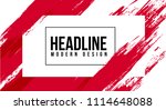 vector illustration. grunge hipster background with paint splits. stylish frame red color of the brush. the drawn strips are a rectangular format. design graphics for invitation booklets, screen saver