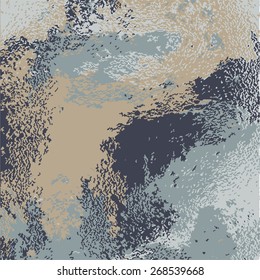 Vector illustration. Grunge splatter paint background, color texture.