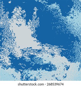 Vector illustration. Grunge splatter paint background, color texture.