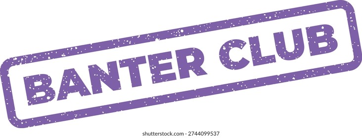 A vector illustration of a grunge style rubber stamp with 