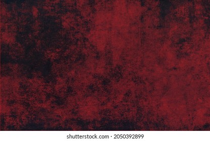 Vector illustration grunge texture background, silhouette creativity red paint background with abstract art ink-black stain design, old grunge splash stain dirty, graphic stain paint drawing