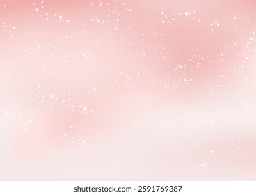 Vector illustration of grunge texture on pink gradient background, A4 size landscape.