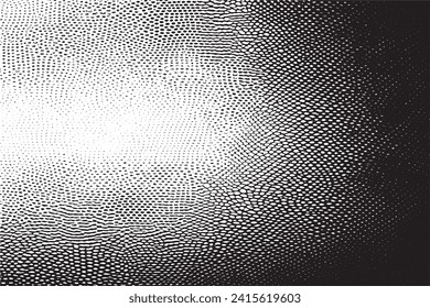 Vector illustration of a grunge texture outlined in black with a textured appearance, isolated on a white background