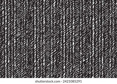 Vector illustration of a grunge texture outlined in black with textured appearance, white background