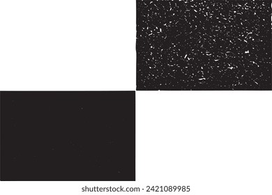 Vector illustration of a grunge texture outlined in black with textured appearance, white background