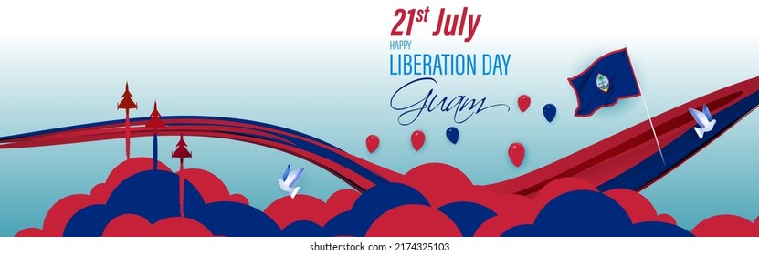 Vector illustration for Guam Liberation Day