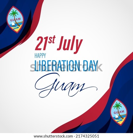 Vector illustration for Guam Liberation Day