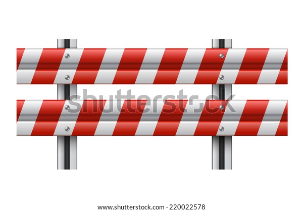 Vector Illustration Guardrail Stock Vector (Royalty Free) 220022578 ...