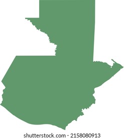 Vector Illustration of Guatemala map