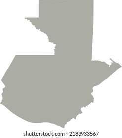 Vector illustration of Guatemala map