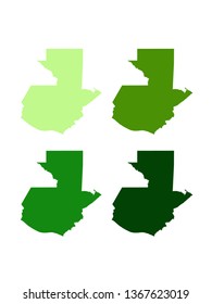 vector illustration of Guatemala maps