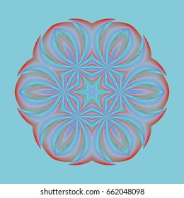 Vector illustration with guilloche decorative element for logos, stamps and other