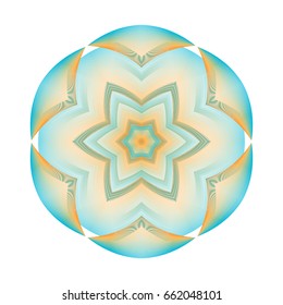 Vector illustration with guilloche decorative element for logos, stamps and other