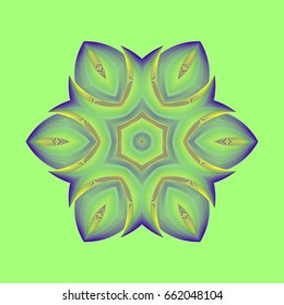 Vector illustration with guilloche decorative element for logos, stamps and other