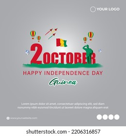 Vector illustration for Guinea Independence Day