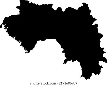 Vector Illustration of Guinea map