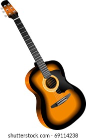vector illustration of guitar