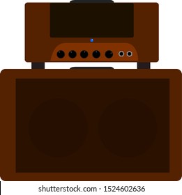 Vector Illustration of Guitar amplifier