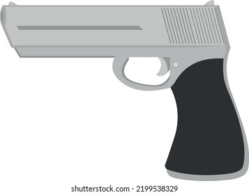 Vector Illustration Gun Firearm Stock Vector (Royalty Free) 2199538329 ...